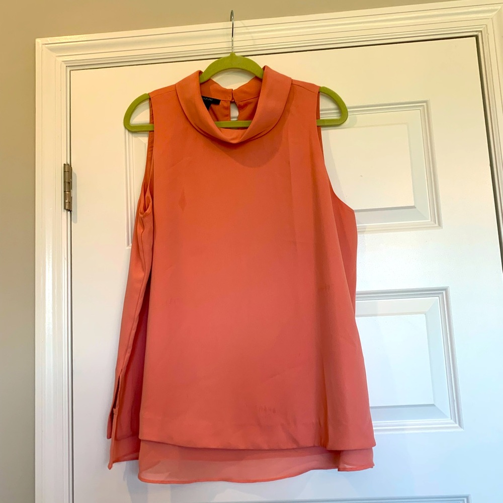 So classy and feminine in a stunning coral.  EUC/NS